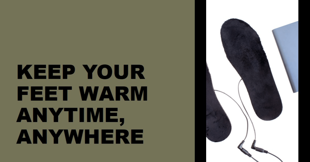 Keep Your Feet Warm Anytime, Anywhere with Rechargeable Heated Insoles