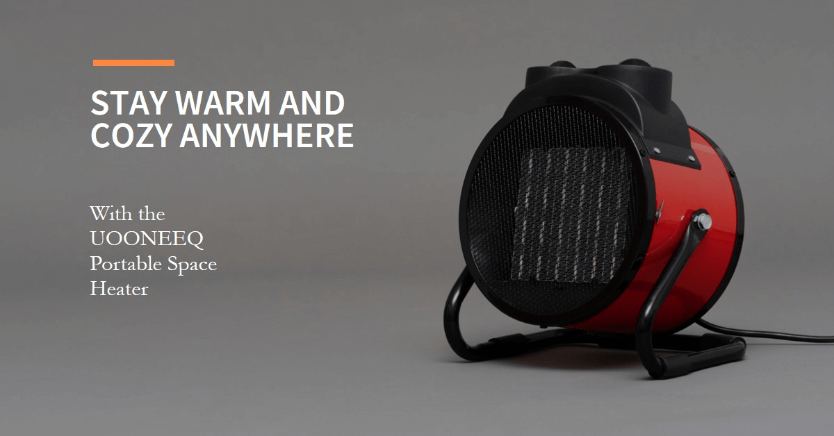 Stay Warm and Cozy Anywhere with the UOONEEQ Portable Space Heater