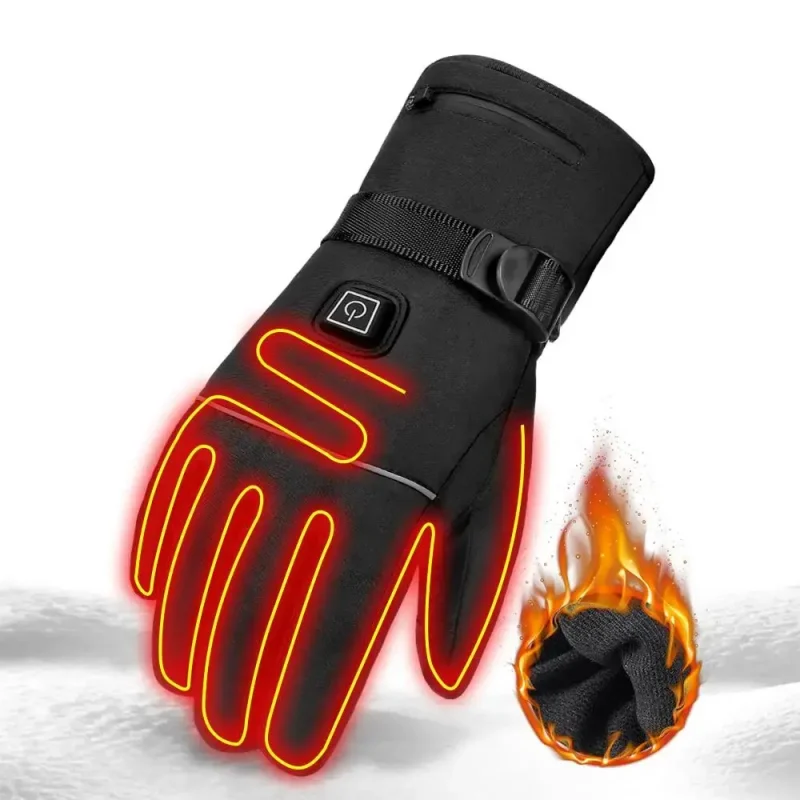 The rechargeable heated gloves