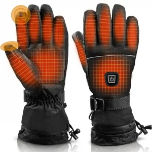 The rechargeable heated gloves